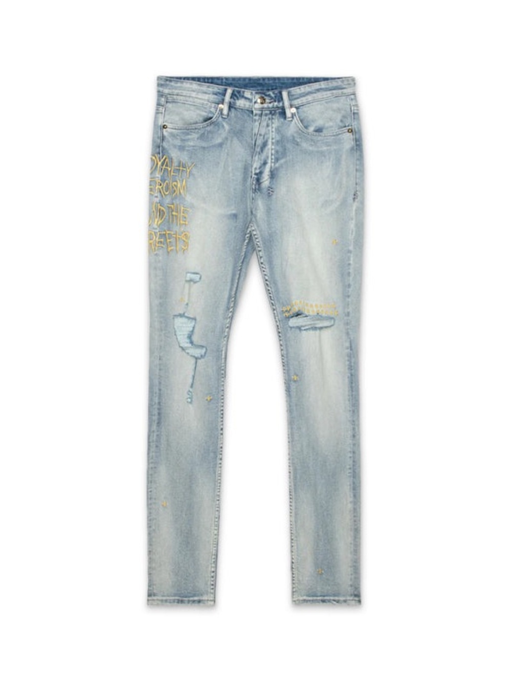 NWT KSUBI 23 VAN WINKLE JEAN "MID BLUE Size 40